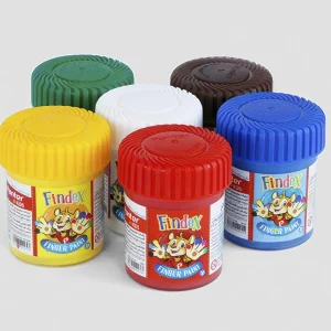 رنگ انگشتی جعبه ای 6 رنگ پنتر